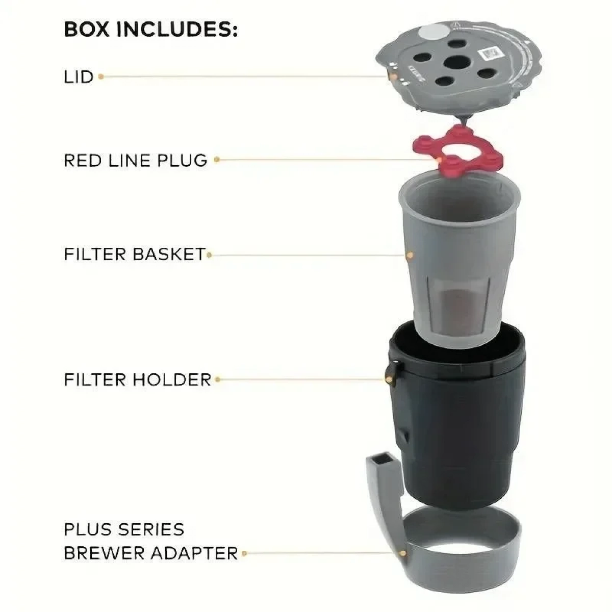 Keurig My K-Cup Universal Reusable Filter MultiStream Technology - Gray