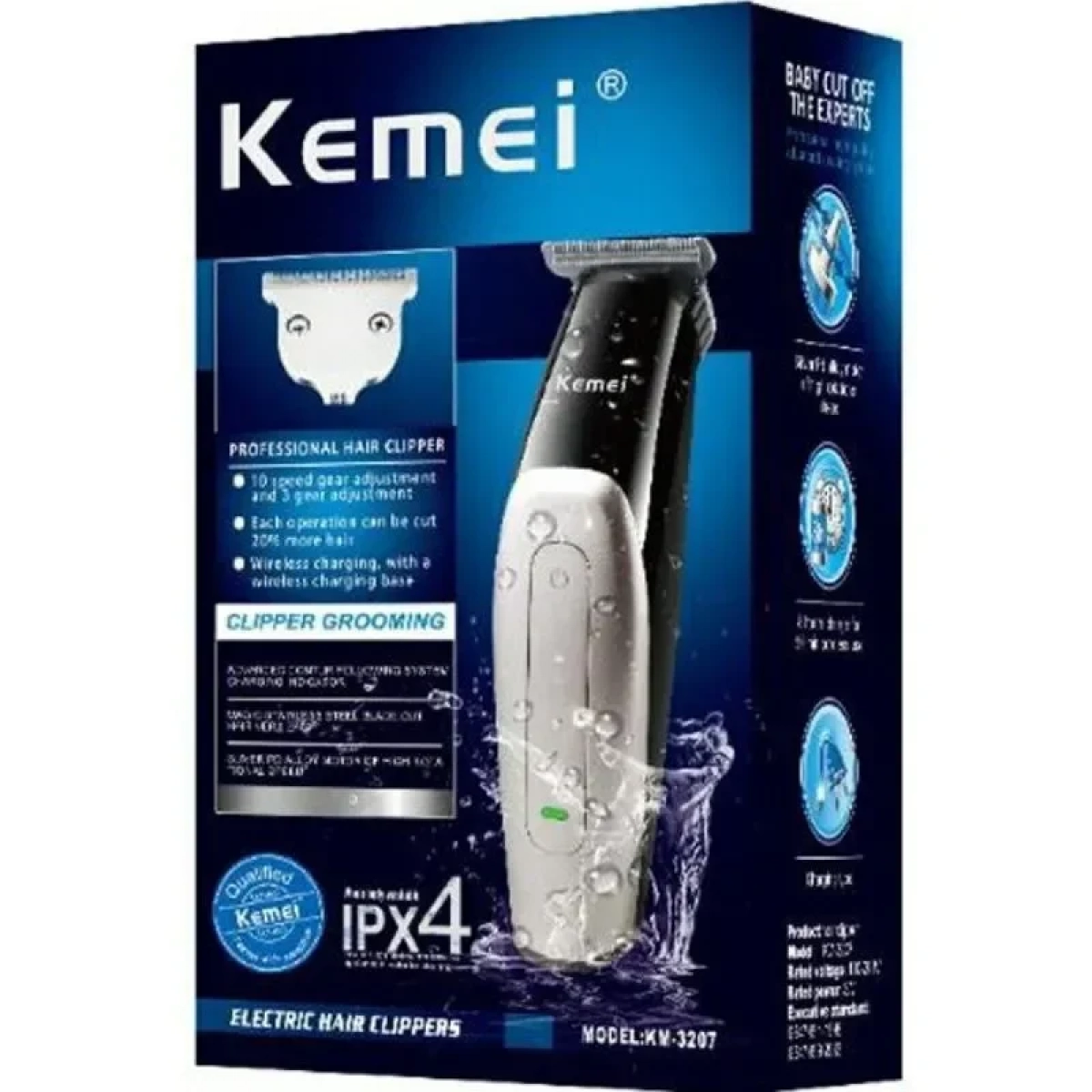 Κουρευτική Μηχανή - KM-3207 - Kemei