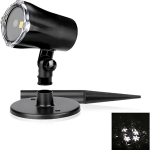 LED Projector με Χριστουγεννιάτικο Μοτίβο Χιονονιφάδες σε Λευκό Φως IP65 27-00908 - Image 2