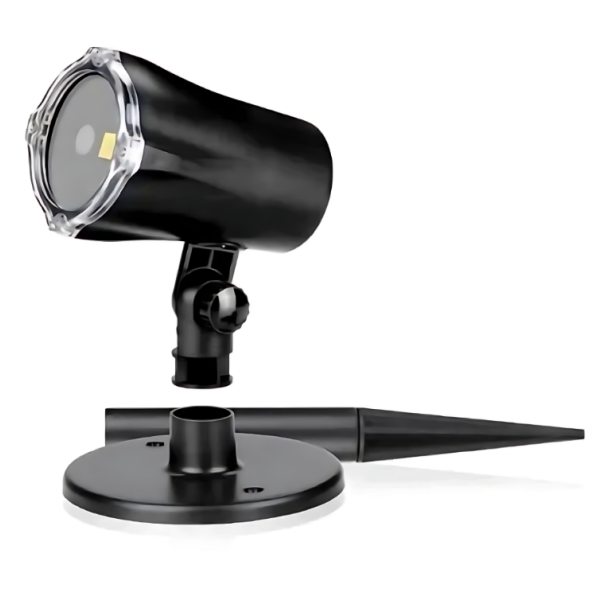 LED Projector με Χριστουγεννιάτικο Μοτίβο Χιονονιφάδες σε Λευκό Φως IP65 27-00908