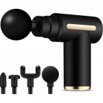 Mini Massage Gun Συσκευή Μασάζ Για Το Σώμα Με 4 Κεφαλές