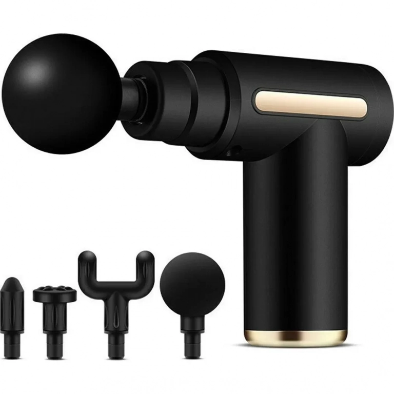 Mini Massage Gun Συσκευή Μασάζ Για Το Σώμα Με 4 Κεφαλές