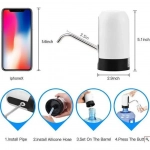 USB Επαναφορτιζόμενη Αυτόματη Αντλία για Δοχεία Νερού με Σωληνάκι Σιλικόνης - Rechargeable Water Dispenser