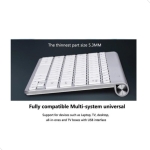 Weibo WB-8066 Ασύρματο Σετ Πληκτρολόγιο και Ποντίκι Αγγλικό US