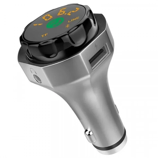 ΑΣΥΡΜΑΤΟ ΚΙΤ ΑΥΤΟΚΙΝΗΤΟΥ MP3 PLAYER ΣΕ ΜΕΤΑΛΛΙΚΟ ΧΡΩΜΑ - AP06