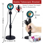 Προβολέας ηλιοβασιλέματος 4 σε 1 - Sunset Projection Lamp