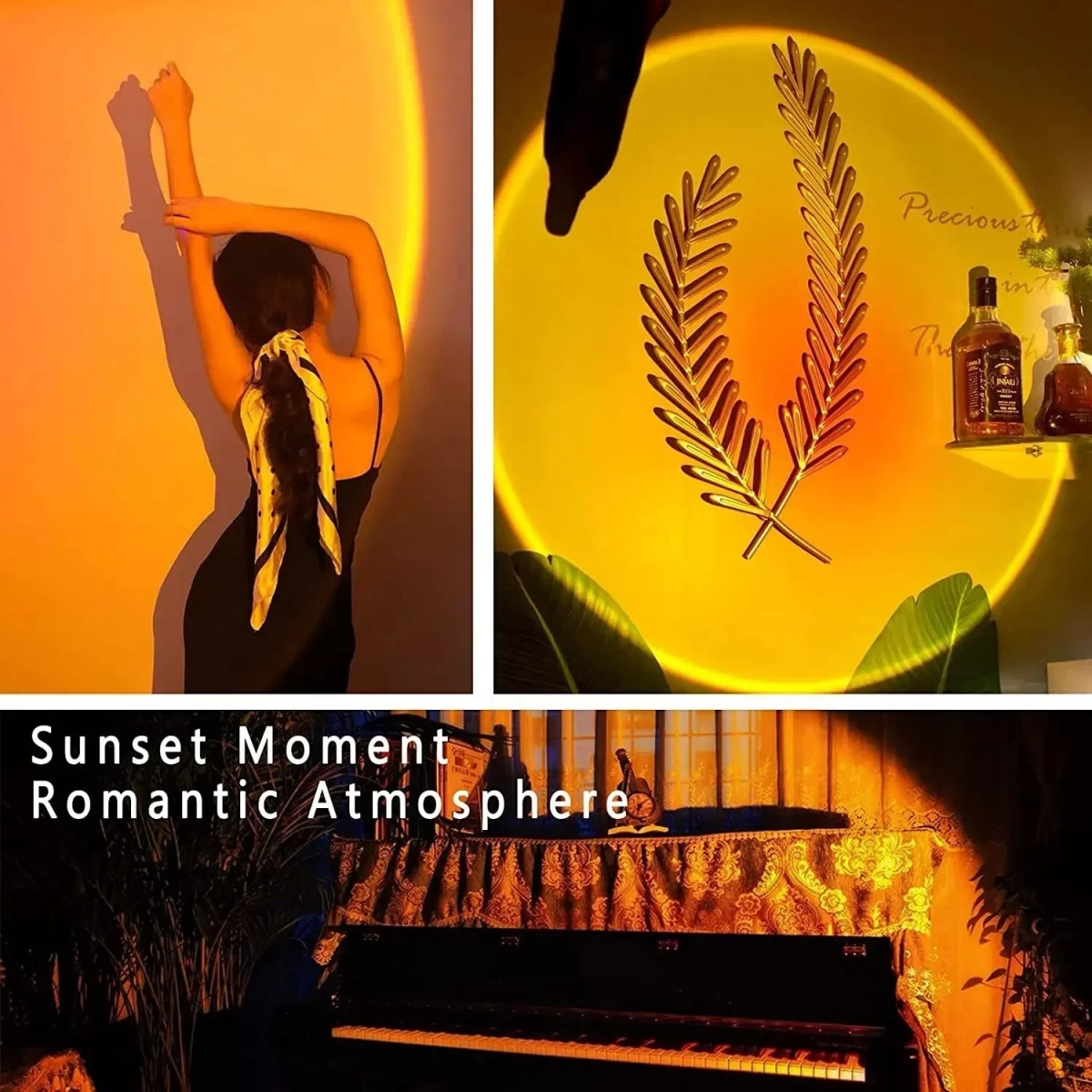 Προβολέας ηλιοβασιλέματος 4 σε 1 - Sunset Projection Lamp