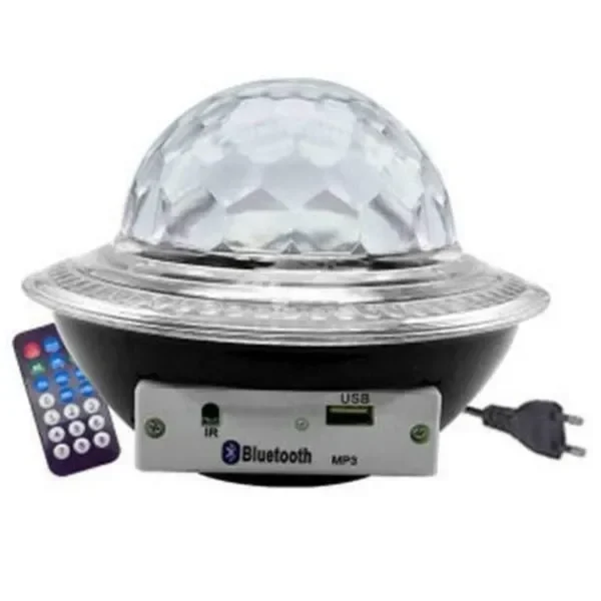 Φωτιστικό Projector Ufo με τηλεχειριστήριο LED UFO Bluetooth μαγική λάμπα 03008UFO00BK