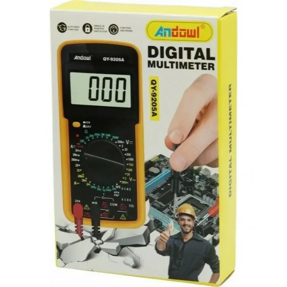 Andowl QY-9205A Ψηφιακό Πολύμετρο