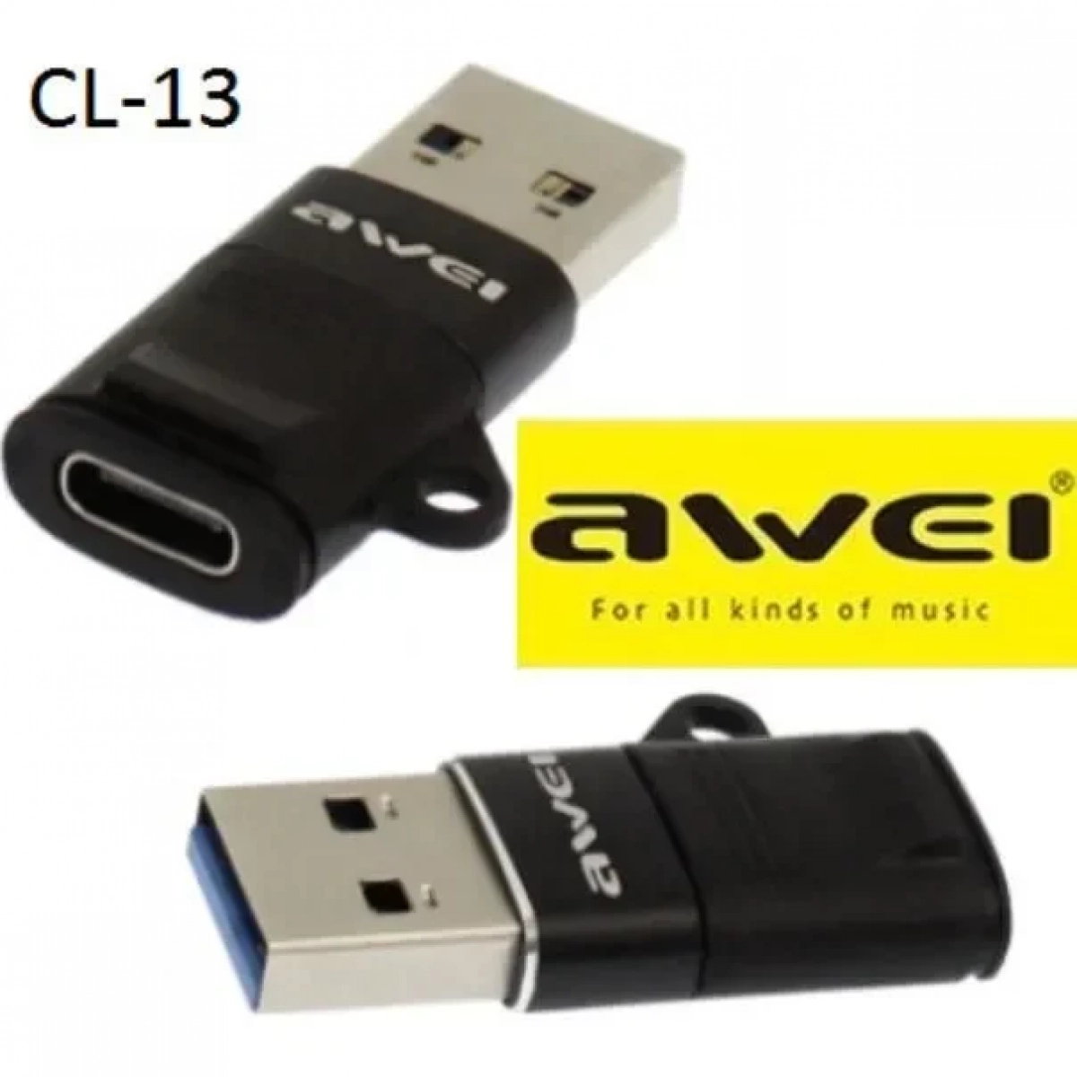 Awei CL-13 Μετατροπέας USB-A male σε USB-C female