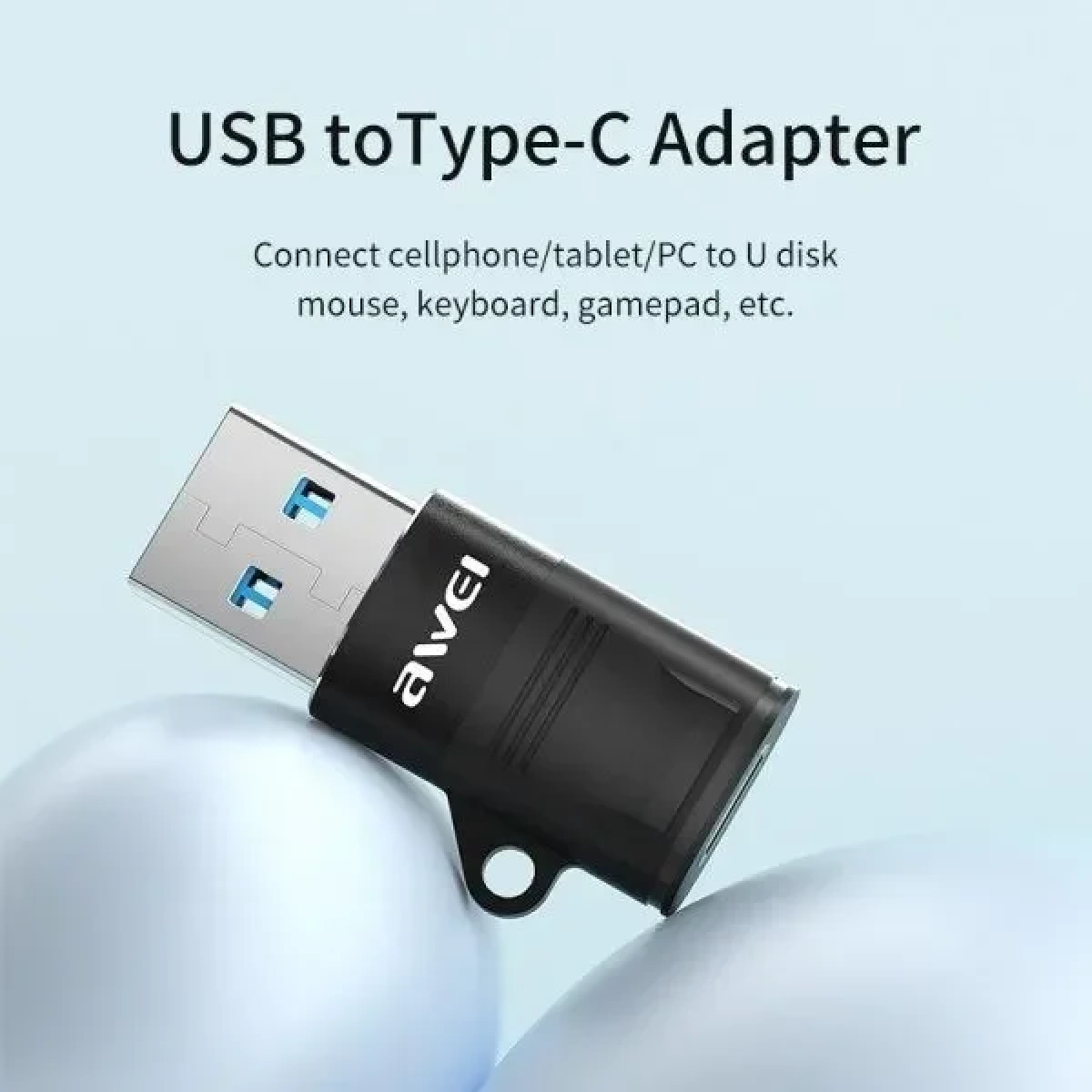 Awei CL-13 Μετατροπέας USB-A male σε USB-C female
