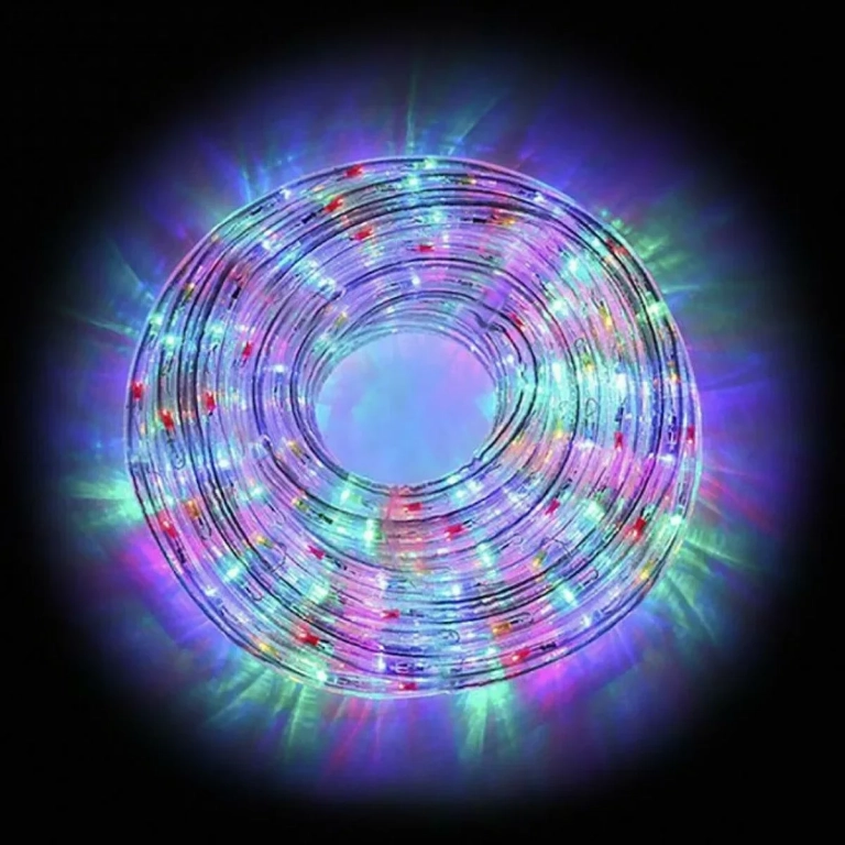 Φωτοσωλήνας Στρόγγυλος 220V με RGB Φωτισμό και Προγράμματα