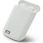 Ασύρματα Ακουστικά A5-TWS Touch Bluetooth White - Θήκη Φόρτισης Powerbank 3600mAh