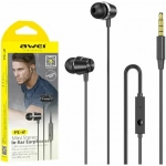 Awei PC-2 In-ear Handsfree με Βύσμα 3.5mm Μαύρο