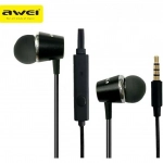 Awei PC-2 In-ear Handsfree με Βύσμα 3.5mm Μαύρο