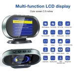 Konnwei οθόνη ενδείξεων αυτοκινήτου OBDII KW206 Smart Head-Up Display Speed Monitoring