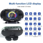 Konnwei οθόνη ενδείξεων αυτοκινήτου OBDII KW206 Smart Head-Up Display Speed Monitoring