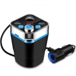 FM Transmitter με Bluetooth / USB / MicroSD Ασύρματος Πομπός Αυτοκινήτου για Ποτηροθήκη