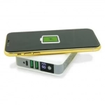 Ασύρματο Power Bank KSIX Travelling Charging 4in1 6700 mAh Λευκό