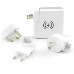 Ασύρματο Power Bank KSIX Travelling Charging 4in1 6700 mAh Λευκό