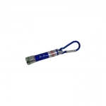 3-in-1 UV Light + Red Laser + LED White Flashlight Keychain μπλε
