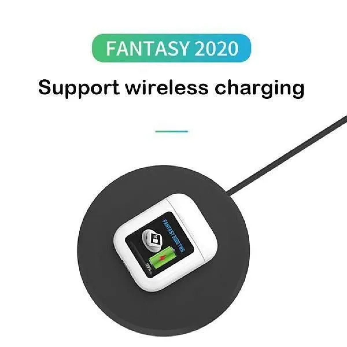 Fantasy 2020 Earbud Bluetooth Handsfree Λευκό