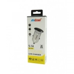 Andowl Φορτιστής Αυτοκινήτου QY-W03 5.1A με Θύρες: 2xUSB
