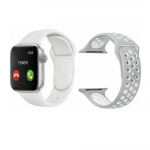 Smartwatch T55+ Με Οθόνη 1,7 Ιντσών (Λευκό)
