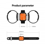 Smartwatch T55+ Με Οθόνη 1,7 Ιντσών (Λευκό)