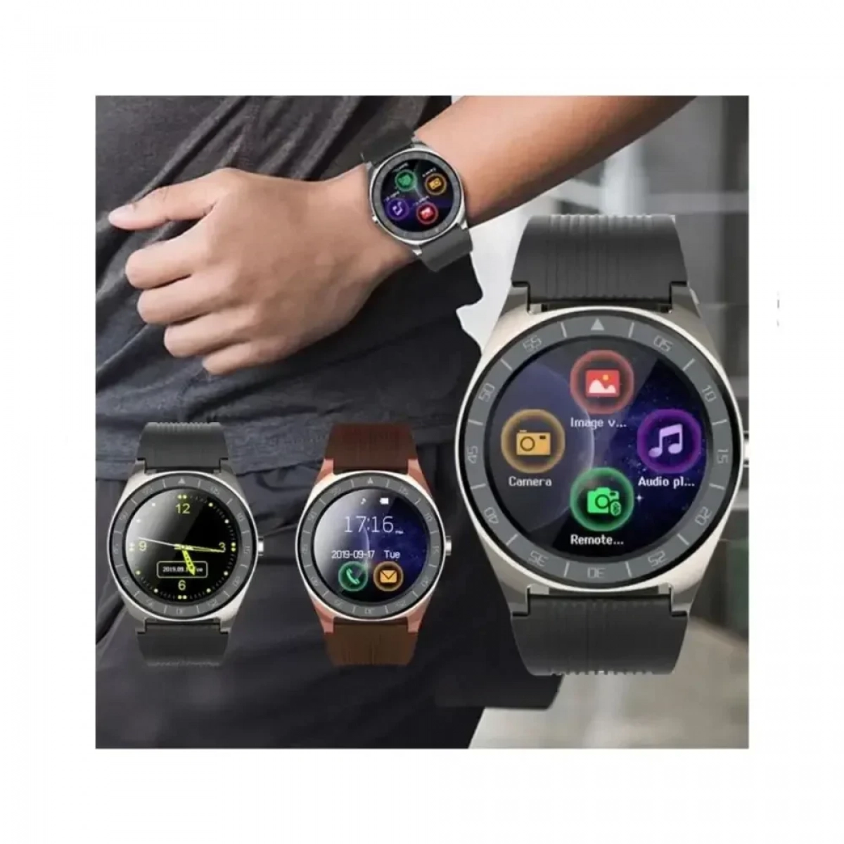 Smartwatch Ezra SW32 (Μαύρο)