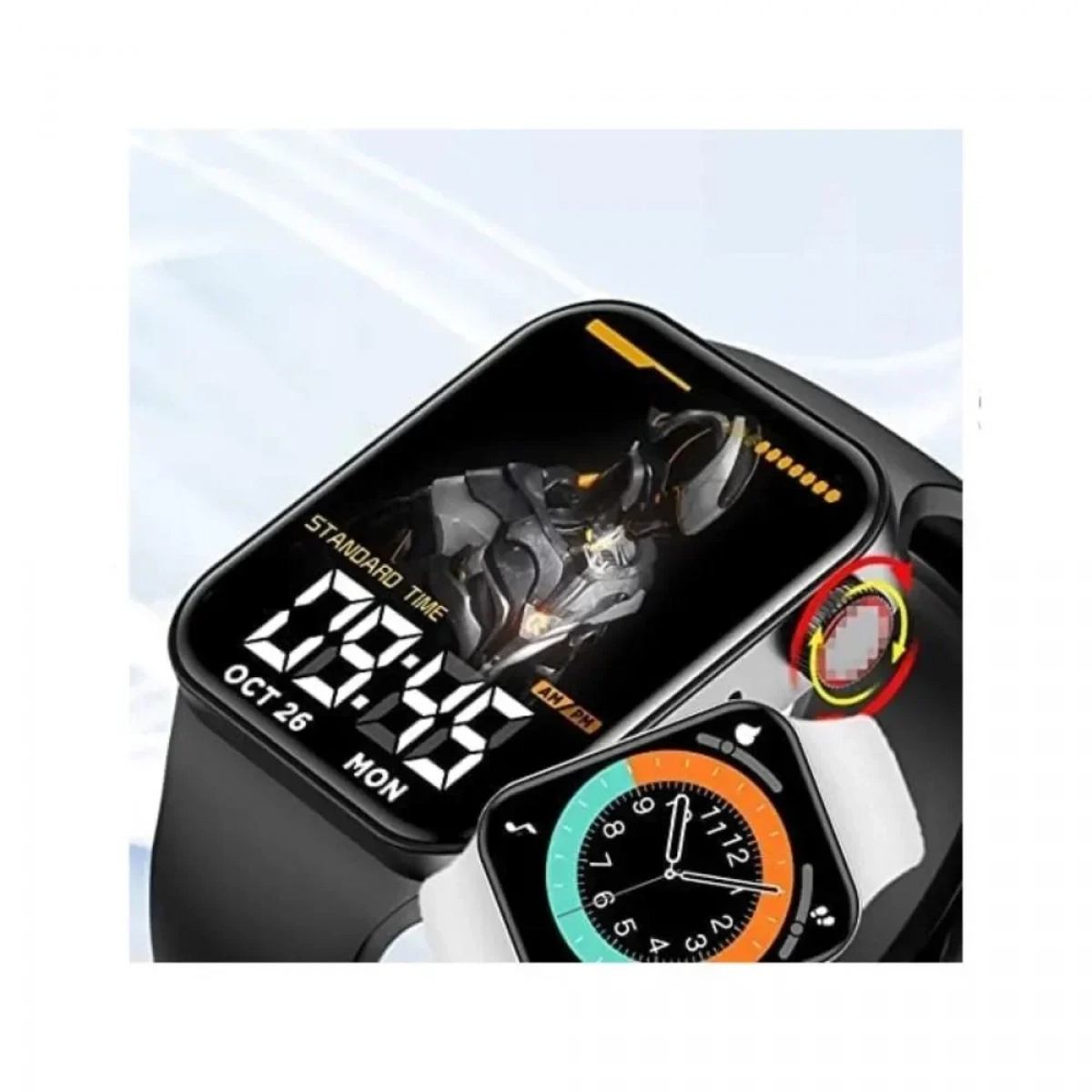 Smartwatch T100 Plus – Μαύρο
