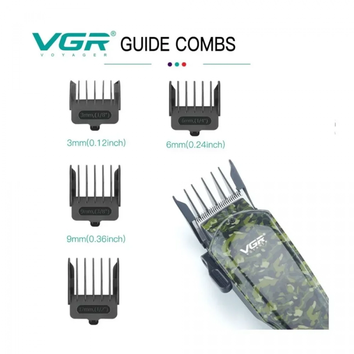 VGR Electric Razor Κουρευτική Μηχανή V126