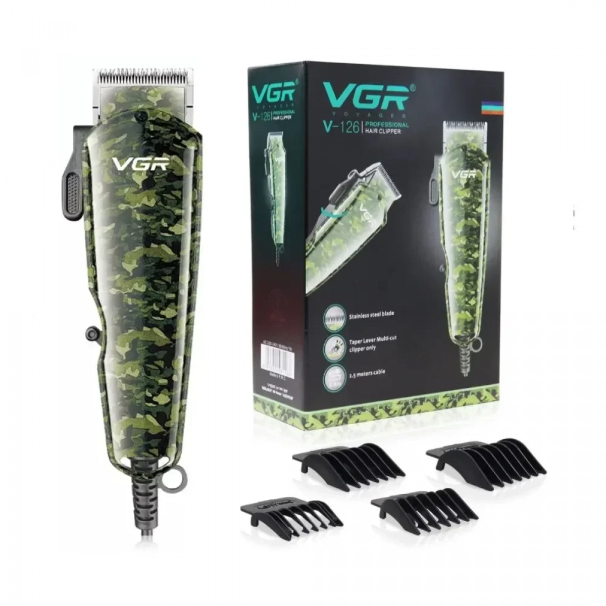VGR Electric Razor Κουρευτική Μηχανή V126
