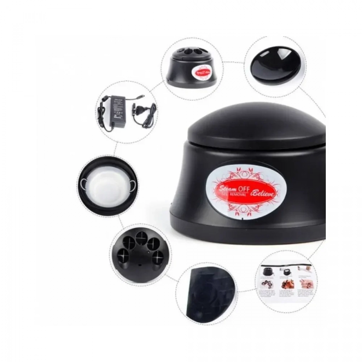 Μηχάνημα Αφαίρεσης Βερνικιού Νυχιών 30w – Steam Off Gel Removal