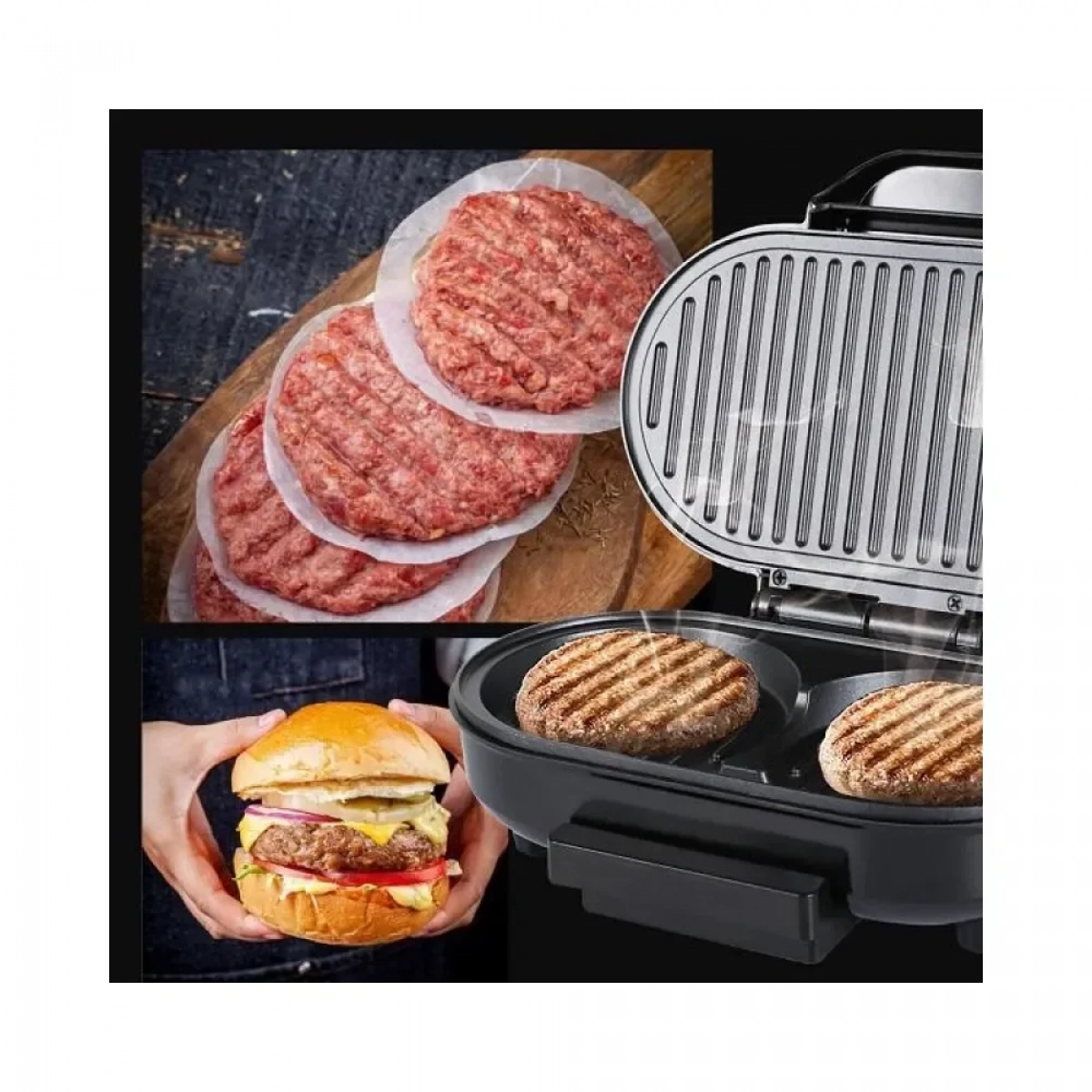 Συσκευή παρασκευής burger Haeger HG-245