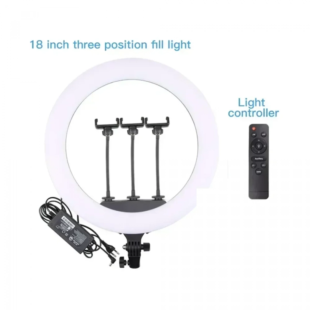 Φωτιστικό led δαχτυλίδι 45,7cm ring fill light 18" KX-818A 2800K-6500K - Image 3