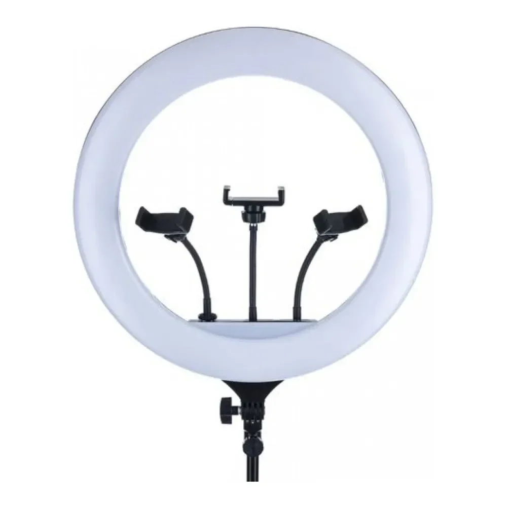 Ring Light Led 46Cm Με Μεγάλο Τρίποδο Τηλεκοντρόλ &Amp; Τρεις Βάσεις Κινητού Yq-460B