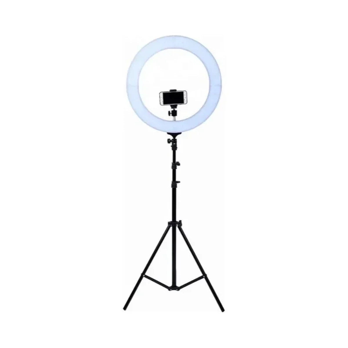 Ring Light Led 46cm Με Μεγάλο Τρίποδο Τηλεκοντρόλ + Τρεις Βάσεις Κινητού – YQ-460B