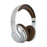 Ezra BW14 Ασύρματα On Ear Ακουστικά Ασημί