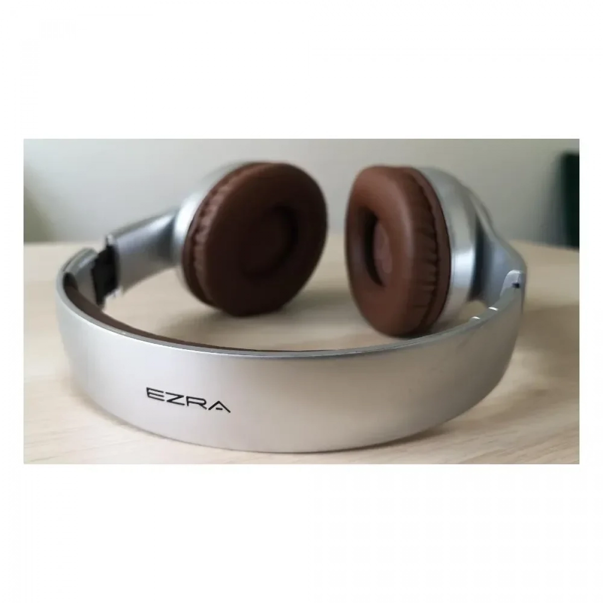 Ezra BW14 Ασύρματα On Ear Ακουστικά Ασημί