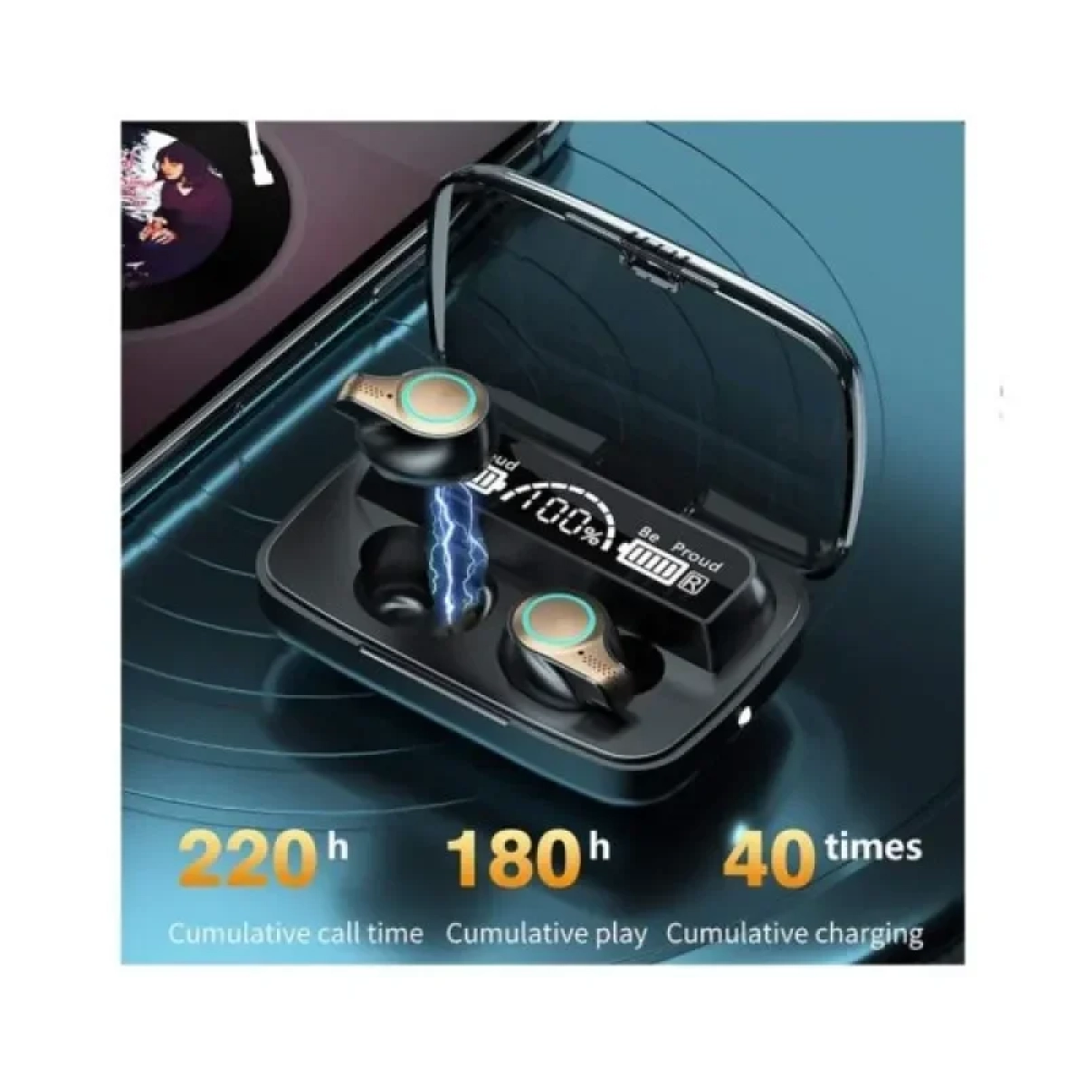 M18 Bluetooth Handsfree Ακουστικά Μαύρα