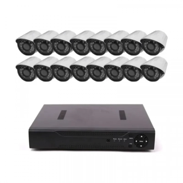 ΚΑΤΑΓΡΑΦΙΚΟ ΔΙΚΤΥΟ ΜΕ 16 ΚΑΜΕΡΕΣ 1080p AHD CAMERA 16CH SYSTEM KIT CCTV 16 CHANNEL