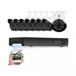 ΚΑΤΑΓΡΑΦΙΚΟ ΔΙΚΤΥΟ ΜΕ 16 ΚΑΜΕΡΕΣ 1080p AHD CAMERA 16CH SYSTEM KIT CCTV 16 CHANNEL