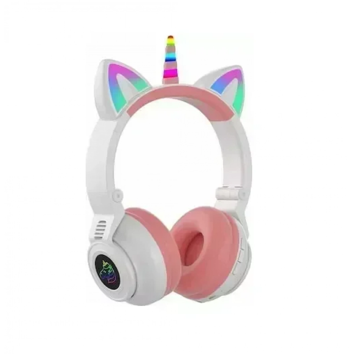 Unicorn STN-27 Ασύρματα Over Ear Ακουστικά Λευκά