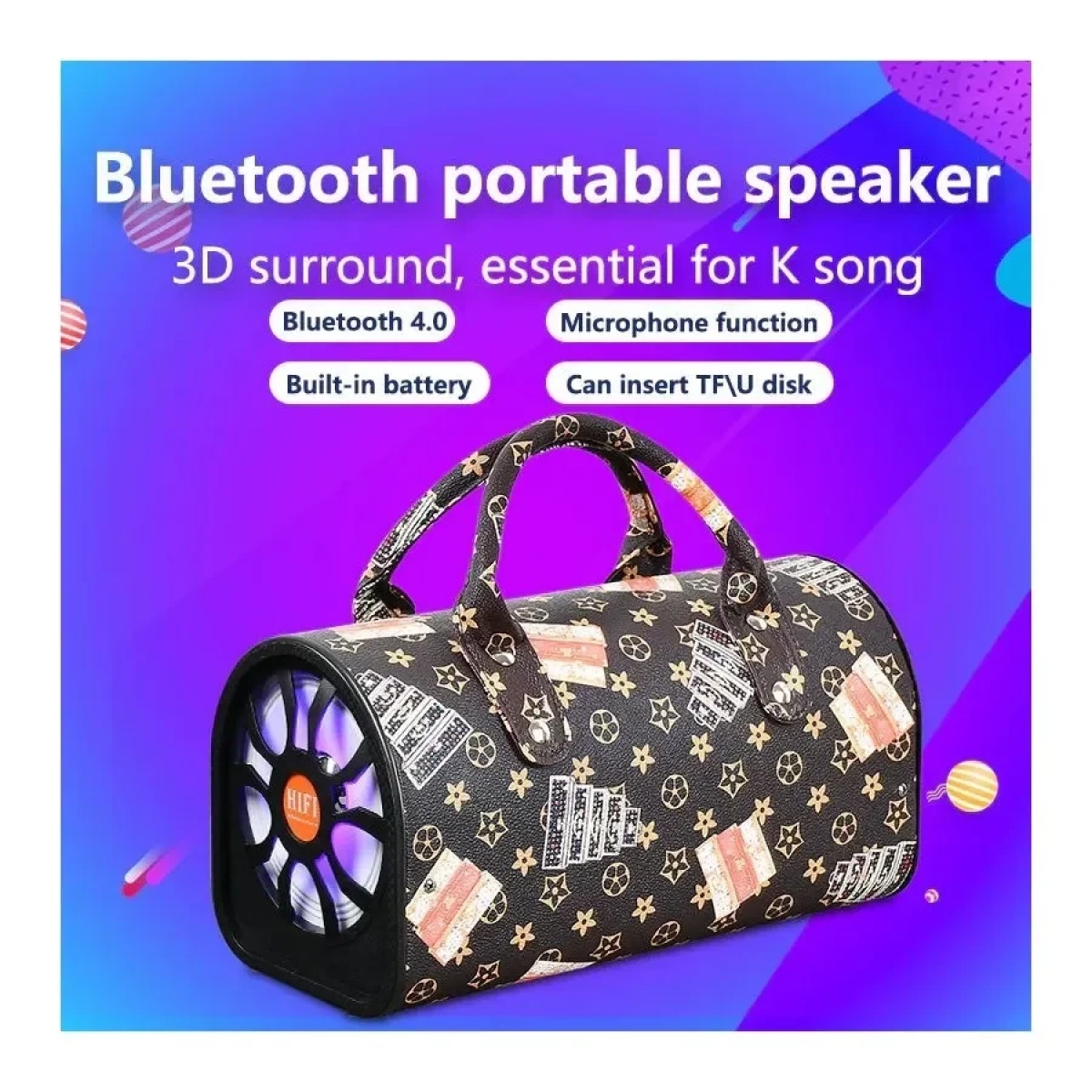 Speaker MP3 Boombox Bluetooth Speaker SXQF-060