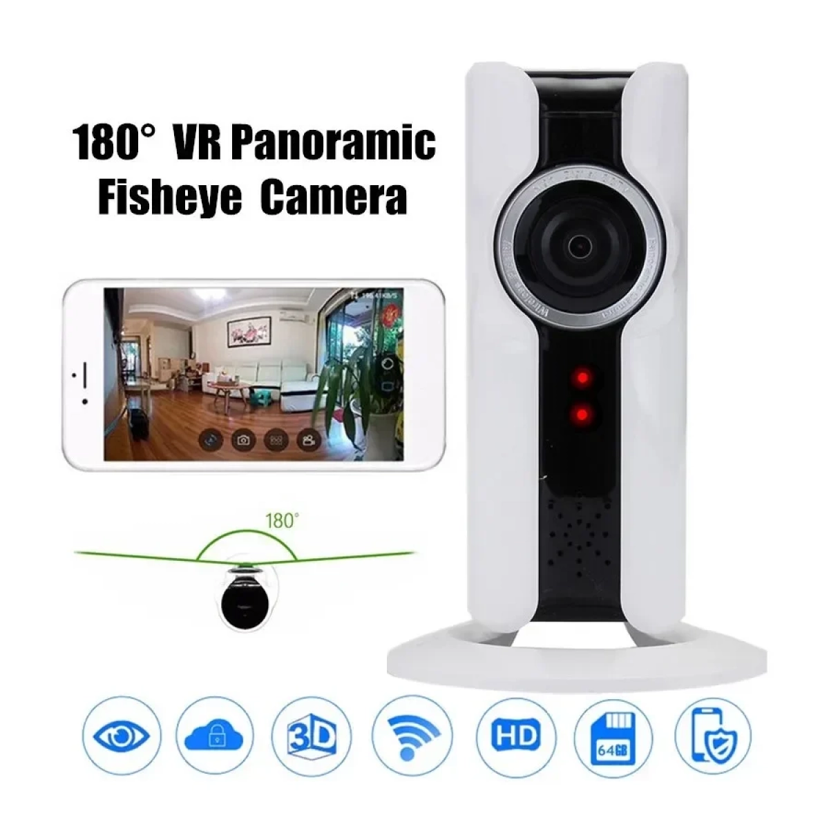 IP Wi-Fi Κάμερα HD Jortan VR3D-2 - Image 2