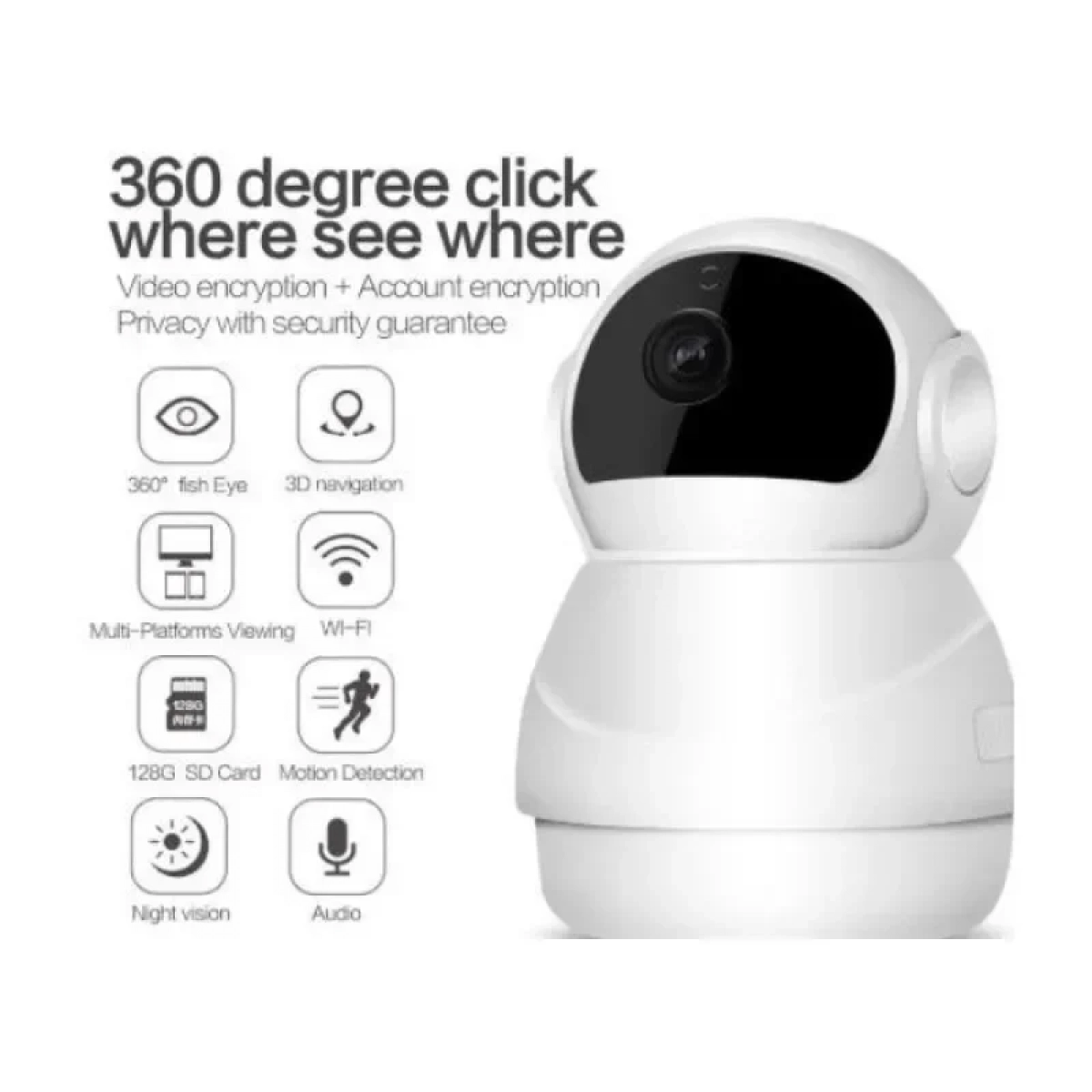 IP Wi-Fi Κάμερα HD Jortan 8166XP