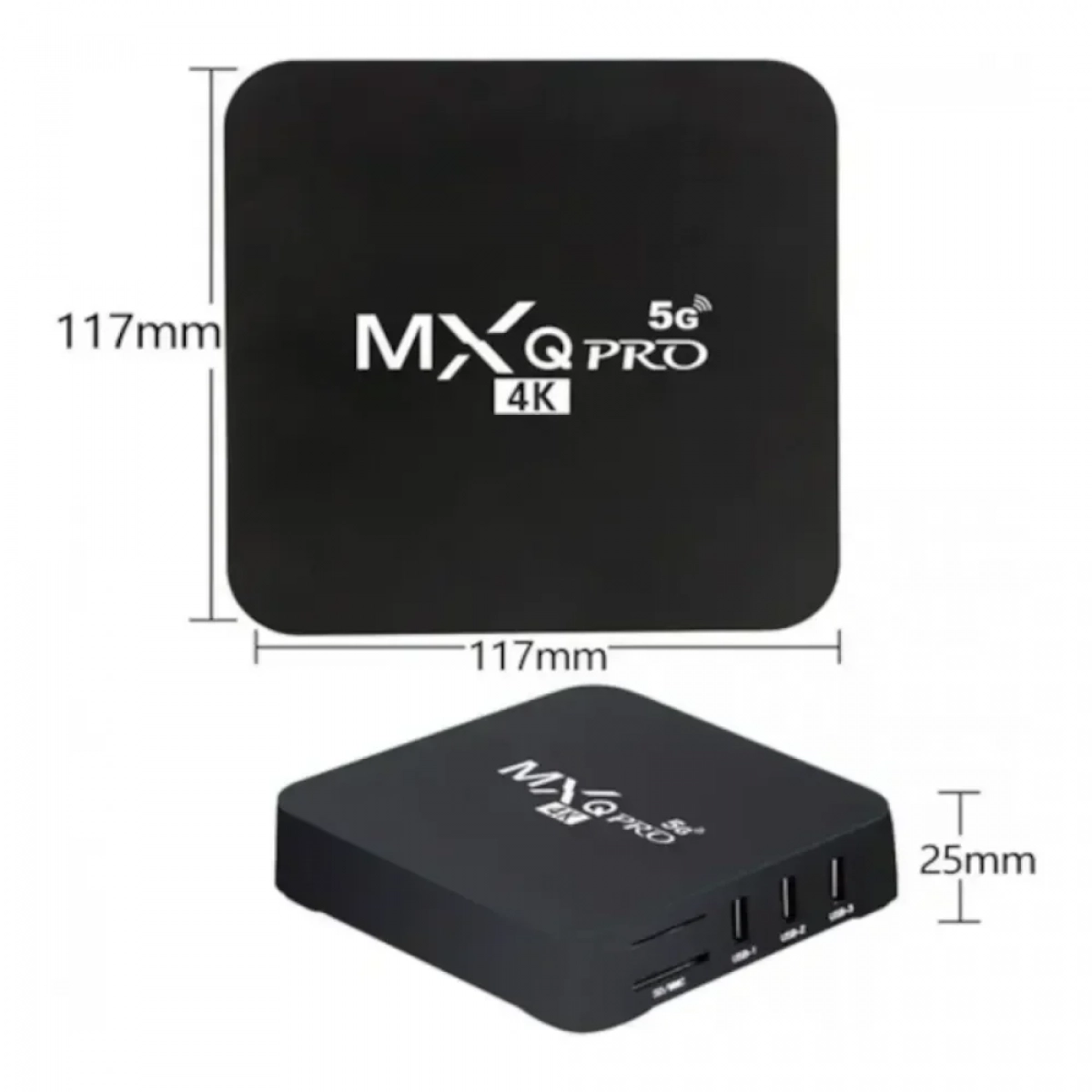 SmartTV Mini Android 11.1 TV Box 4K Ultra HD 5G WiFi 8GB