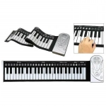 Keyboard Ευλύγιστο Πιάνο Αφής με 49 Πλήκτρα σε Μαύρο Χρώμα J405