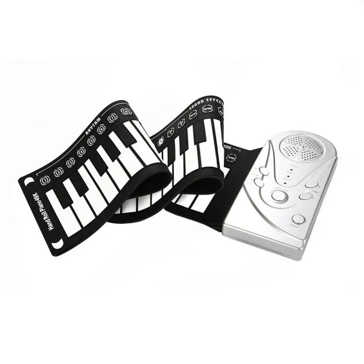 Keyboard Ευλύγιστο Πιάνο Αφής με 49 Πλήκτρα σε Μαύρο Χρώμα J405